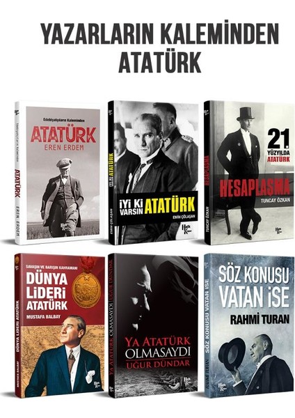 Yazarların Kaleminden Atatürk Kütüphanesi - 6 Kitap