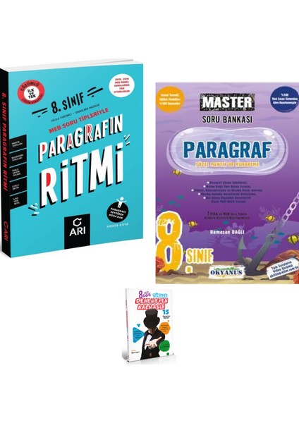 LGS Paragrafın Ritmi ve Okyanus Master Paragraf Soru Bankası +15 Deneme