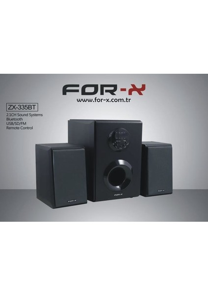 ZX-335BT 2+1 Fm/sd/usb/bluetooth Ses Sistemi