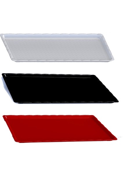Polycarbonat Çikolata Teşhir Tepsi 25 x 40 cm.