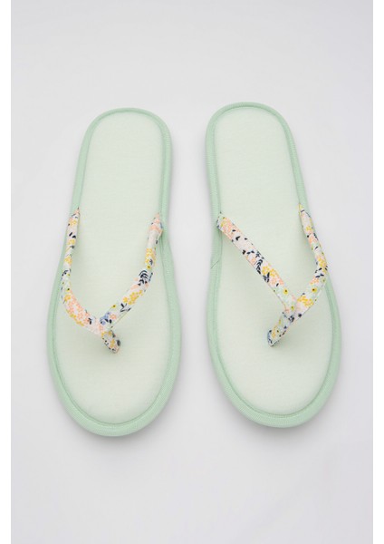 Mint Yeşili Spring Spa Terlik modelleri