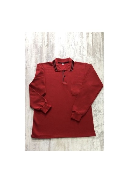 Kırmızı Unisex Polo Yaka T-Shirt modelleri