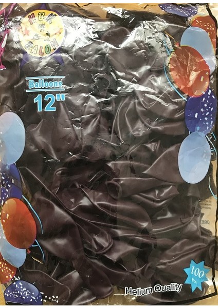 Bordo Dekorasyon Balonu 100 Adet