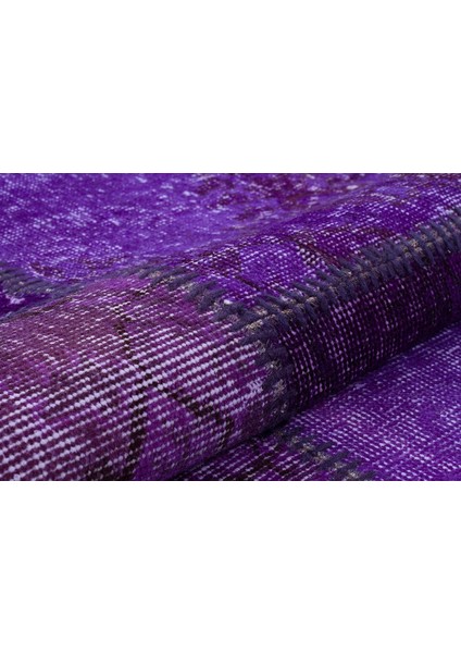Patchwork Kps Purple 170 x 240 cm 4.08 m2 Patchwork El Dokuma Halı modelleri