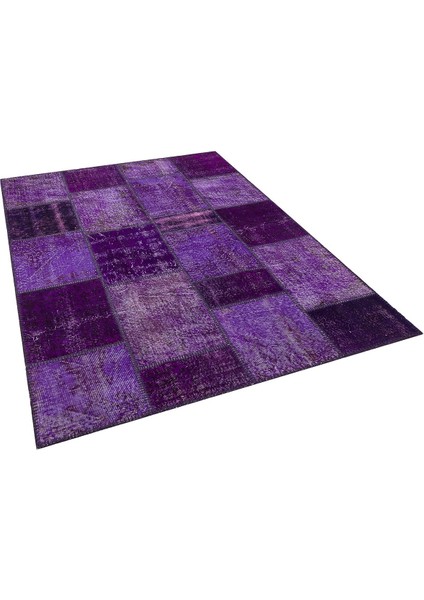 Patchwork Kps Purple 170 x 240 cm 4.08 m2 Patchwork El Dokuma Halı fırsatları
