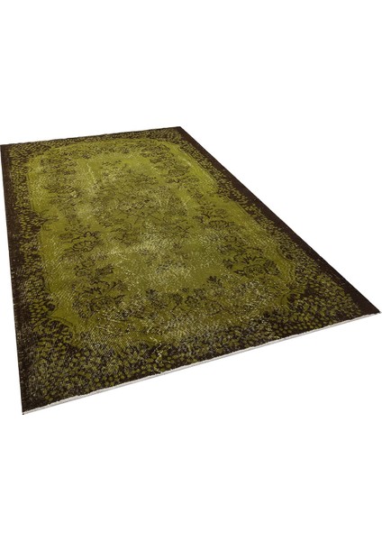 Vintage Sbt Dark Green 176 x 276 cm 4.86 m2 El Dokuma Halı