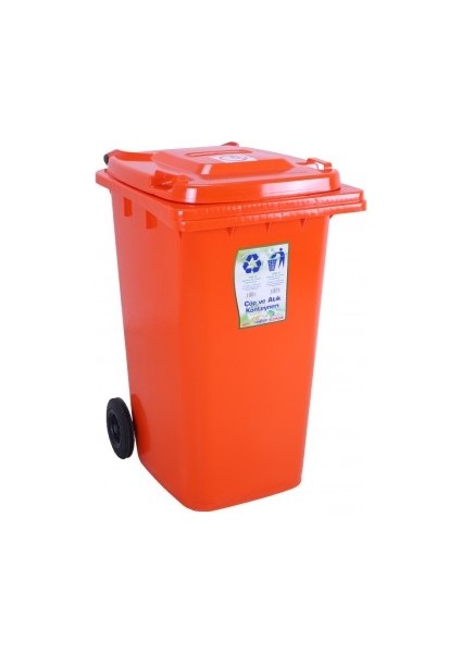 Plastik Çöp Ve Atık Konteyneri 240 lt Tekerlekli