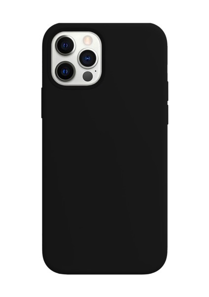 Buff Apple iPhone 12 Pro Max Rubber S Kılıf Siyah