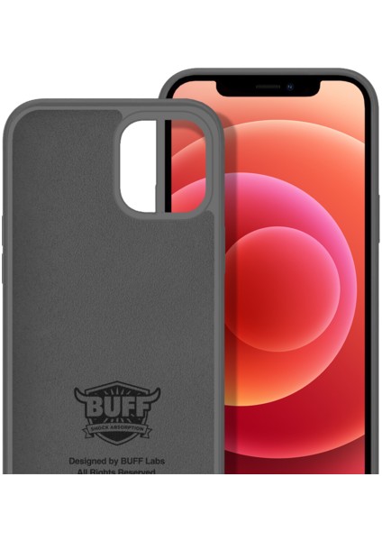 Buff Apple iPhone 12 / 12 Pro Rubber S Kılıf Açık Gri fiyatları