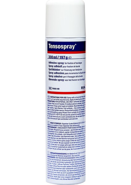 Tensospray Yapışkan Bandaj Altı Koruyucu Sprey 300ML