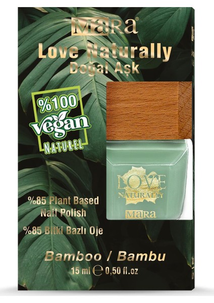 Love Naturally Doğal Vegan Oje 15ML Bambu