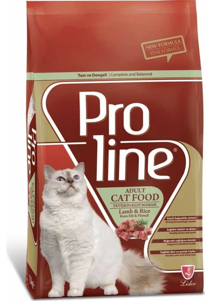 Pro Line Proline Kuzu Etli Pirinçli Kedi Maması 1,5 kg