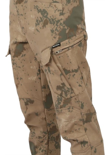 Ss Likralı Su ve Rüzgar Geçirmez Jandarma Kamuflaj Softshell Pantolon fırsatları