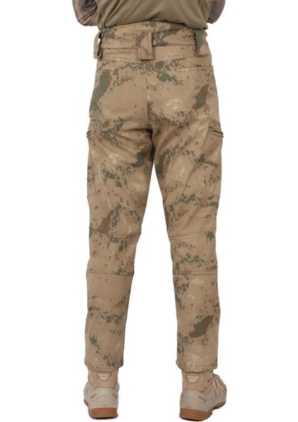 Ss Likralı Su ve Rüzgar Geçirmez Jandarma Kamuflaj Softshell Pantolon indirimleri