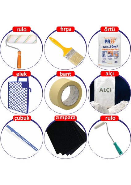 Antibakteriyel Elegans Extra 15LT/20KG+9 Parça Set-Su Bazlı-Tamsilinebilir-Silikonlu-Yarımat