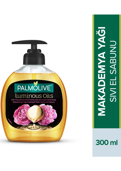 Luminous Oils Makademya Yağı & Şakayık Özleri Sıvı El Sabunu 300 ml