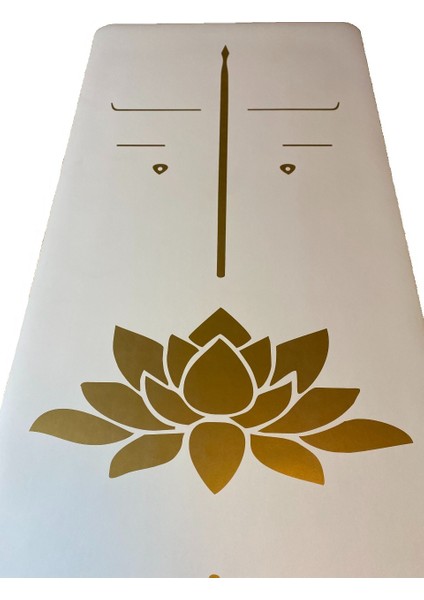 Rubber Yoga/pilates Mat Golden Line 4 Mm. Lotus Beyaz fırsatları
