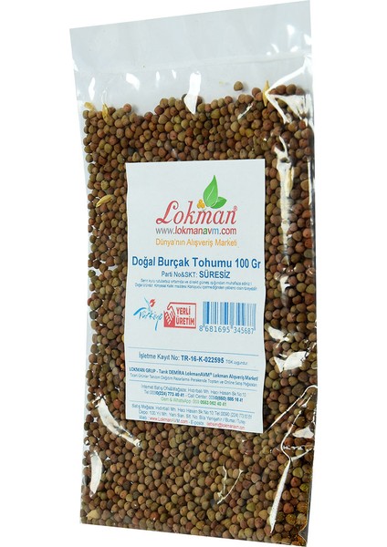 Doğal Burçak Tohumu 100 gr Paket