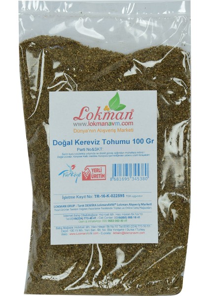 Doğal Kereviz Tohumu 100 gr Paket