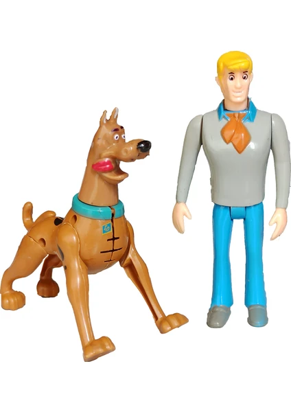 Scooby Doo ve Fred Jones 2'li Figür Seti