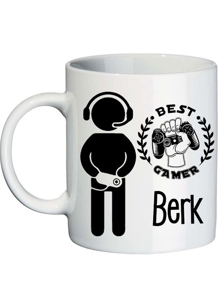 Best Gamer Oyuncuya Hediyelik Isimli Kupa Bardak