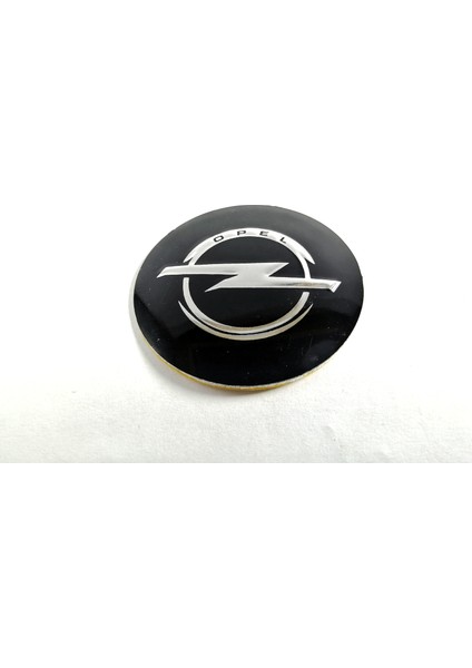 Behin Desing Opel Jant Göbek Arması Siyah (Yapıştırma) (4ADET) (56MM)