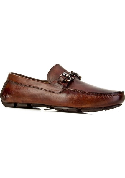 Erkek Toka Detaylı Loafer (Driving Shoes) Günlük Ayakkabı 347M472 Kahve