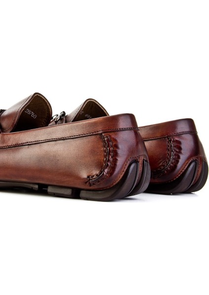 Erkek Toka Detaylı Loafer (Driving Shoes) Günlük Ayakkabı 347M472 Kahve