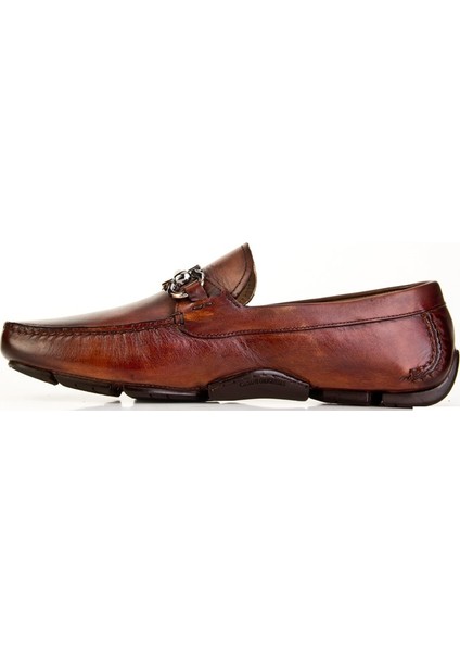 Erkek Toka Detaylı Loafer (Driving Shoes) Günlük Ayakkabı 347M472 Kahve