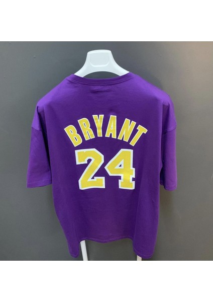 Bryant 24 Sırt Dijital Baskılı Bol Kesim Oversize Renk Atmayan Outdoor Erkek Tşört