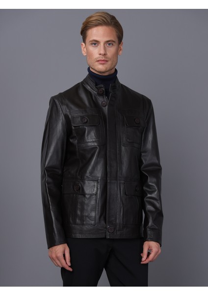 Erkek Deri Ceket - Safari fırsatları