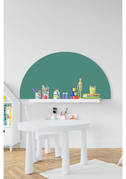 Bohem Açık Yeşil Yarım Daire Çocuk Bebek Odası STICKER(50X100CM)