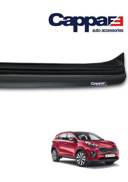 Kia Sportage Arka Tampon Eşiği Koruma Akrilik Abs Parlak Siyah 2018-> modelleri