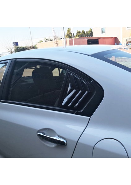 Honda Civic 9 Kelebek Cam Rüzgarlık Akrilik Abs Parlak Siyah 2 Parça 2012-2016