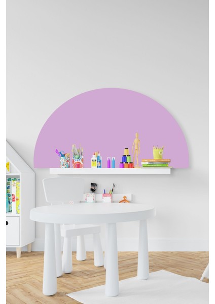 Bohem Tarzı Lila Yarım Daire Çocuk Bebek Odası STICKER(50X100CM)