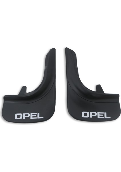 Opel Paçalık Tozluk Çamurluk Seti 2 Parça Opel Yazılı Mat Siyah Tüm Modellere Uyumlu