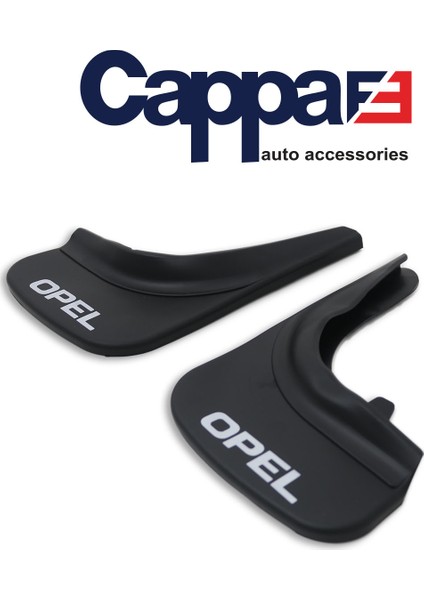 Opel Paçalık Tozluk Çamurluk Seti 2 Parça Opel Yazılı Mat Siyah Tüm Modellere Uyumlu fiyatları
