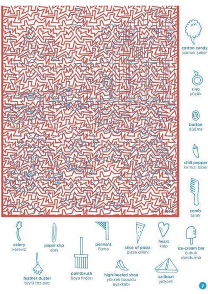 Dedektifler Için Hidden Pictures Puzzle
