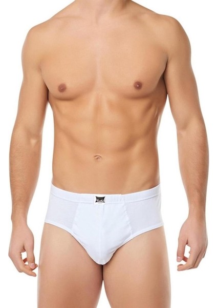 Erkek Beyaz Slip 3'lü Paket