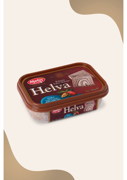Metin 350 Gr Kakaolu Helva