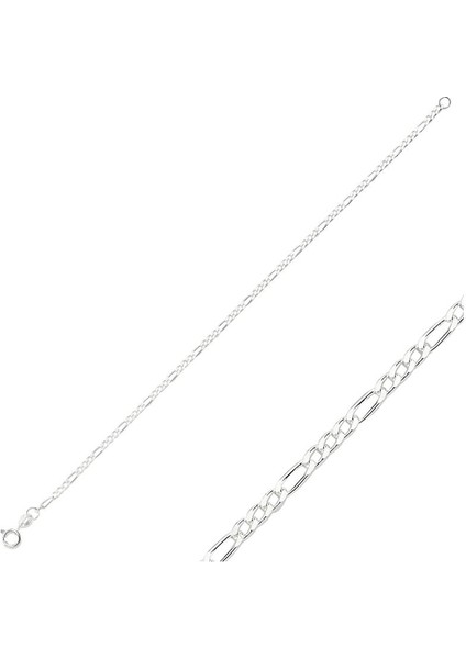 60 Mikron Figaro Zincir Bileklik