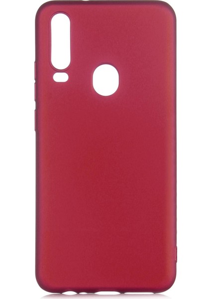General Mobile GM20 Pro Kılıf Mat Renkli Esnek Silikon Mürdüm Renk Prm