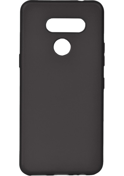 Lg K50S Kılıf Mat Renkli Esnek Silikon Siyah Renk Prm