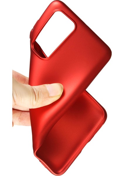 Samsung Galaxy A51 Kılıf Mat Renkli Esnek Silikon Kırmızı Renk Prm fiyatları