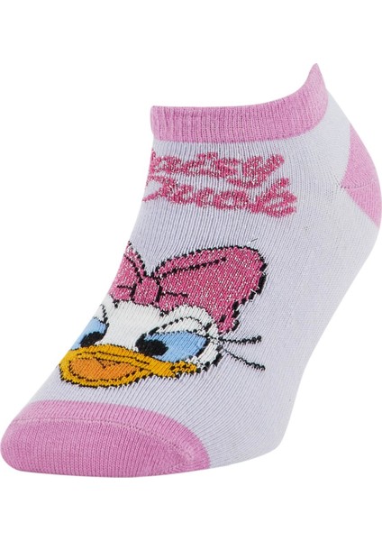 Kız Çocuk Minnie Mouse Lisanslı 3'lü Patik Çorap T9567A621SP