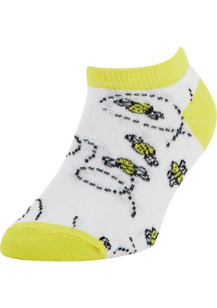 Kız Çocuk Desenli 3'lü Patik çorap fırsatları