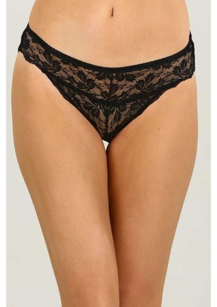 Imer Kadın Slip Külot Bant Dantelli IMER4176