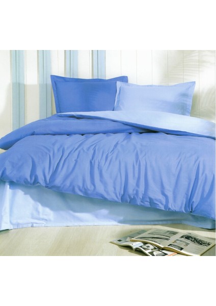 - Colormix Indigo Tek Kişilik Pamuklu Nevresim Takımı