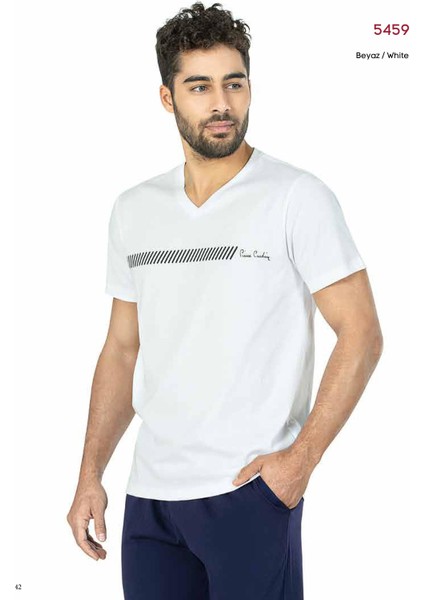 5459 Erkek Penye Pijama Takım 21Y