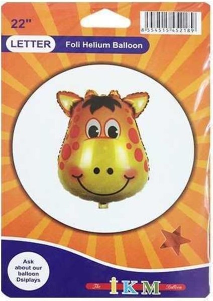 Safari Zürafa Folyo Balon 1 Adet fiyatları